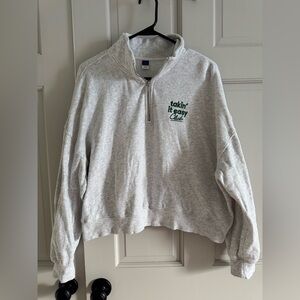 Old navy quarter zip sweatshirt L